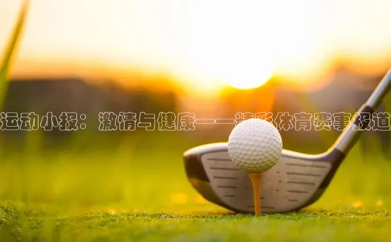 运动小报：激情与健康——精彩体育赛事报道